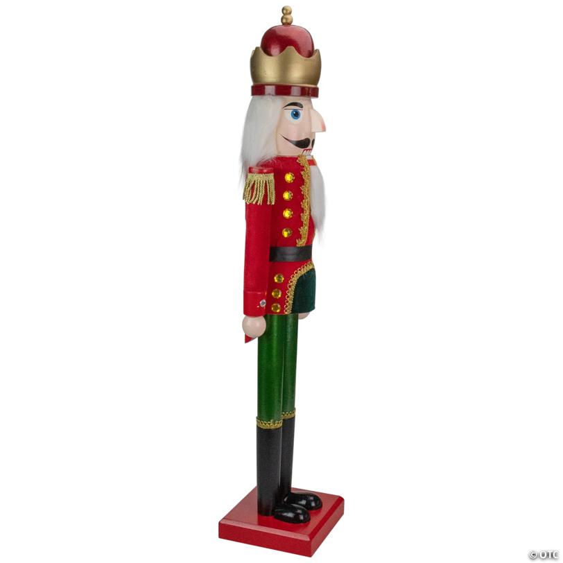 Northlight - 3' Red Wooden Christmas Nutcracker King