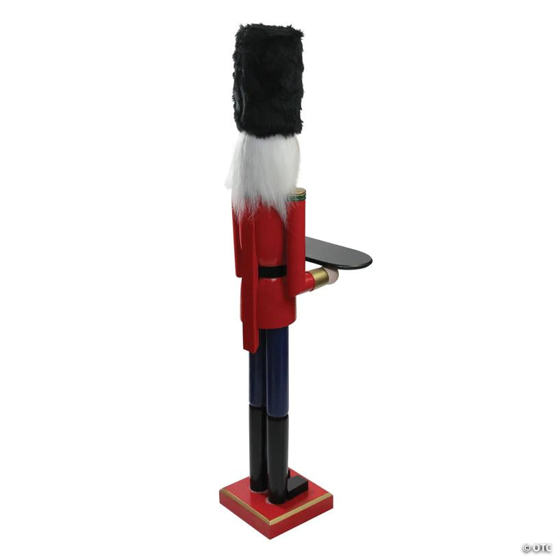 Northlight - 4' Christmas Butler Nutcracker with Tray