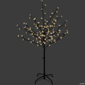 Northlight - 4' LED Pre-Lit Cherry Blossom Flower Outdoor Tree - Warm White Lights