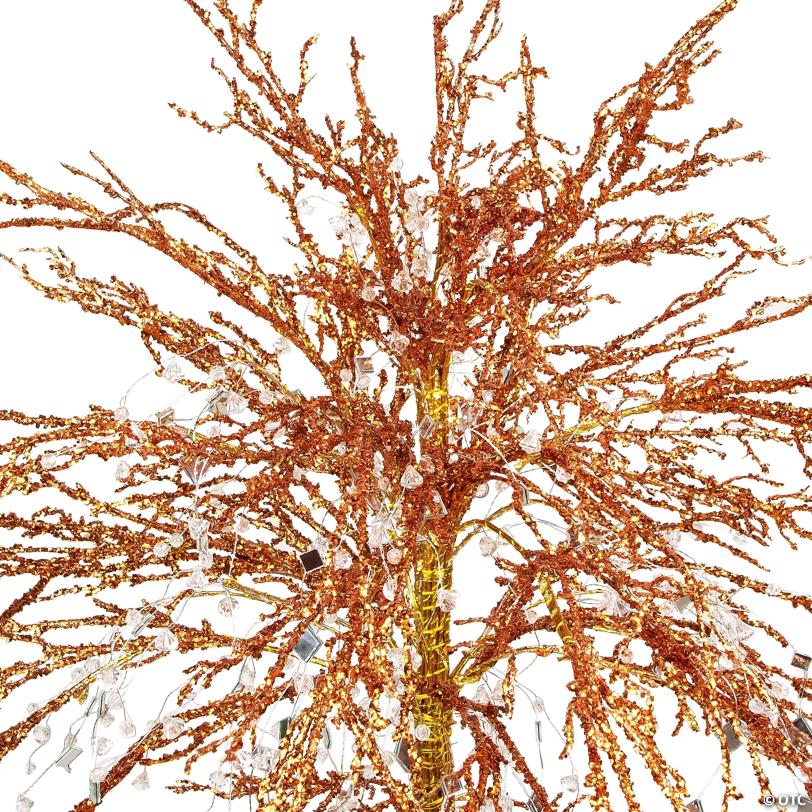 Northlight - 4' Potted Crystallized Glitter Full Artificial Tree - Unlit