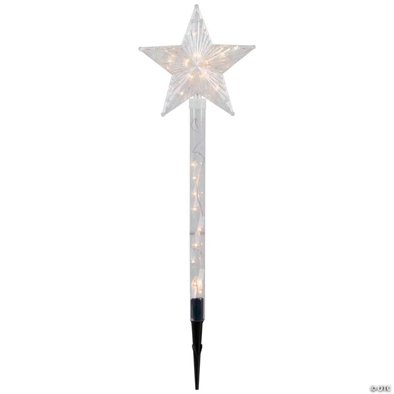 Northlight - 4ct Lighted Star Christmas Pathway Marker with Lawn Stakes Outdoor Decor