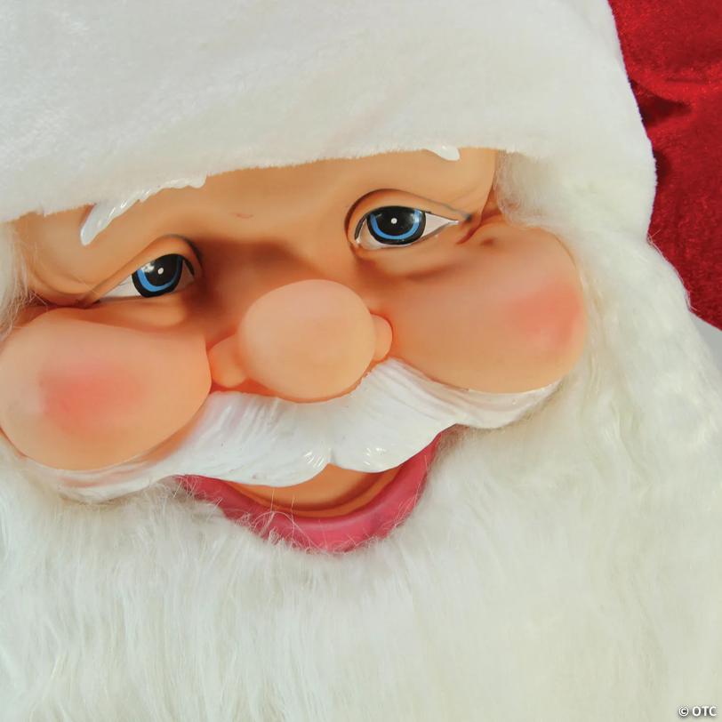 Northlight - 6' LED Lighted Musical Santa Claus with Gift Bag Christmas Inflatable Figurine