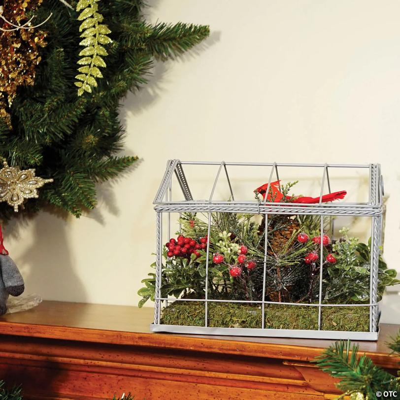 Northlight - 9" Artificial Boxwood Greenwood Christmas Decoration