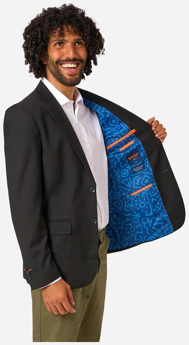 OppoSuits Daily Men's Blazers Daily Deep Black