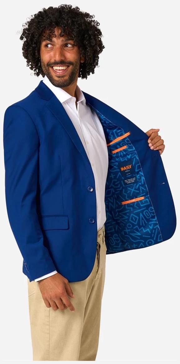 OppoSuits Daily Men's Blazers Daily Dark Blue