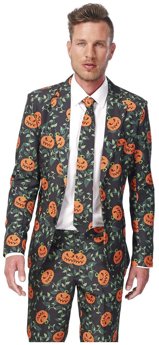 Suitmeister Men's Suits Pumpkin Leaves