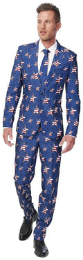Suitmeister Men's Suits USA Stars and Stripes