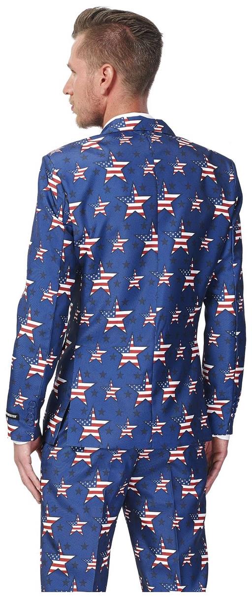 Suitmeister Men's Suits USA Stars and Stripes
