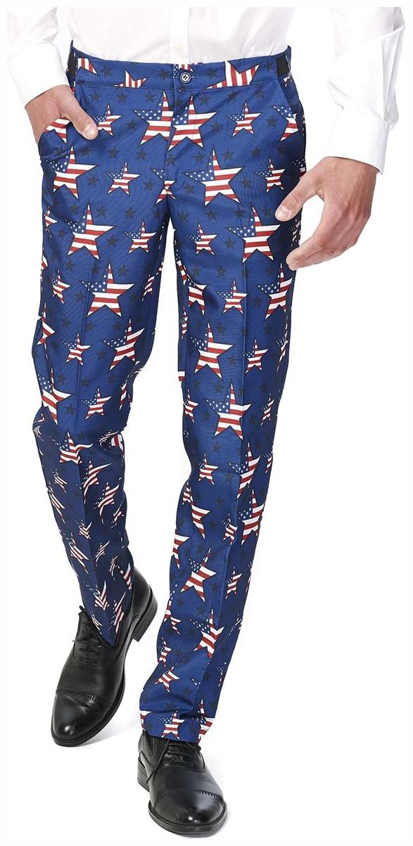 Suitmeister Men's Suits USA Stars and Stripes