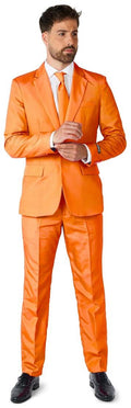Suitmeister Men's Suits Solid Orange