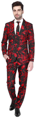 Suitmeister Men's Suits Halloween Black Blood