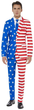 Suitmeister Men's Suits USA Flag