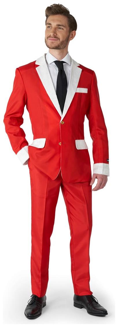 Suitmeister Men's Suits Santa Faux Fur