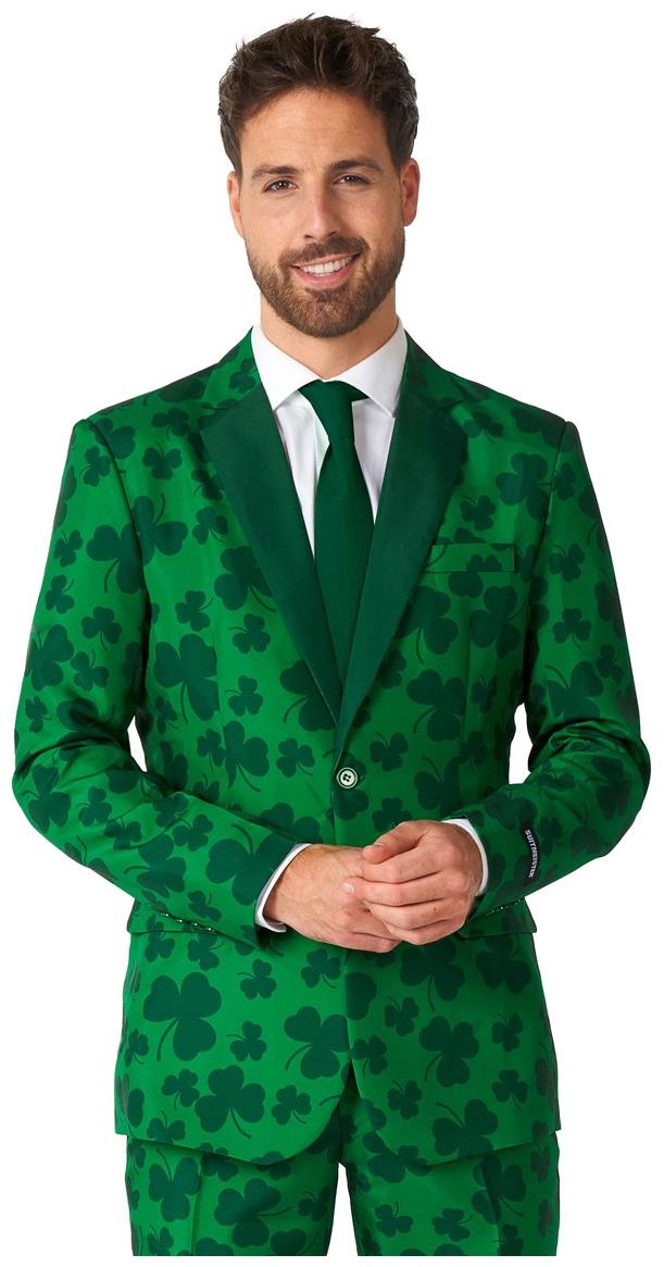 Suitmeister Men's Suits St. Pats Green