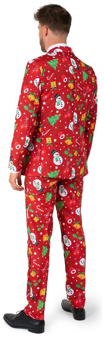 Suitmeister Men's Suits Christmas Red Icons - Light Up
