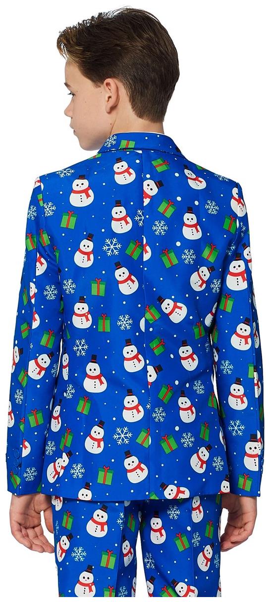 Suitmeister Boys' Suits BOYS Christmas Blue Snowman