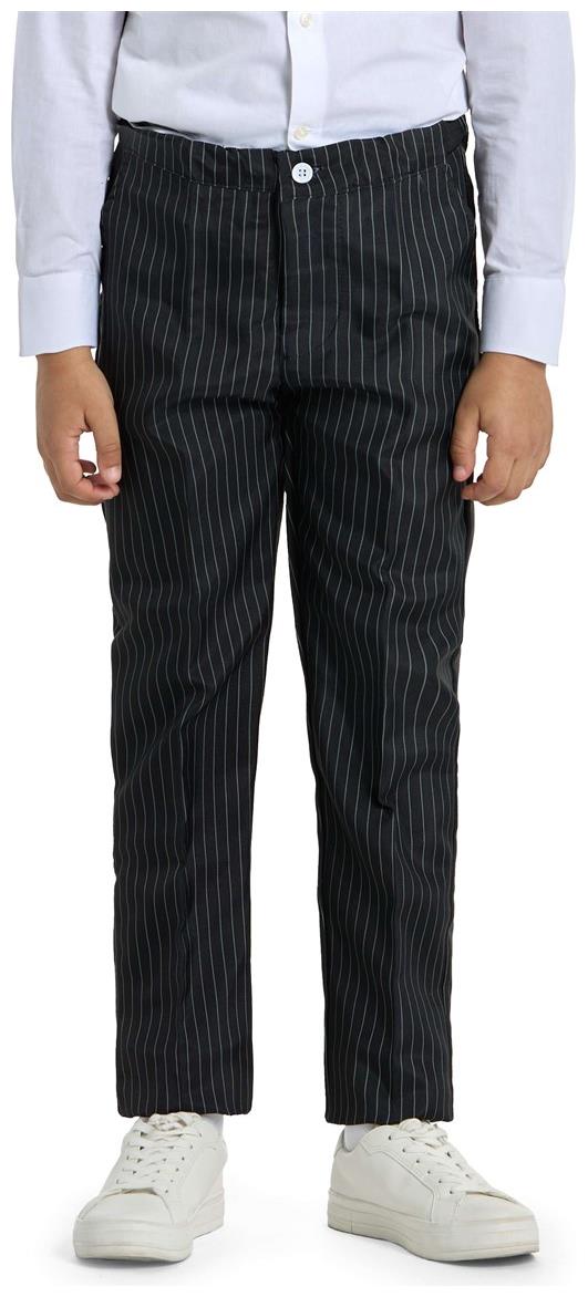 Suitmeister Boys' Suits Gangster Pinstripe Black