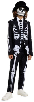 Suitmeister Boys' Suits BOYS Skeleton Grunge Black
