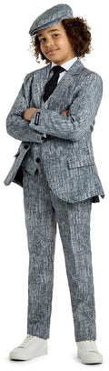 Suitmeister Boys' Suits BOYS 20's Gangster Grey