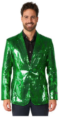 Suitmeister Men's Blazers Sequins Green