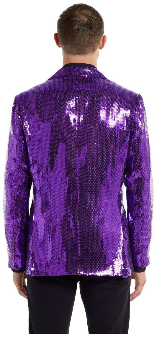 Suitmeister Men's Blazers Sequins Purple