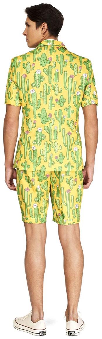 Suitmeister Men's Summer Suits SUMMER Sunny Yellow Cactus