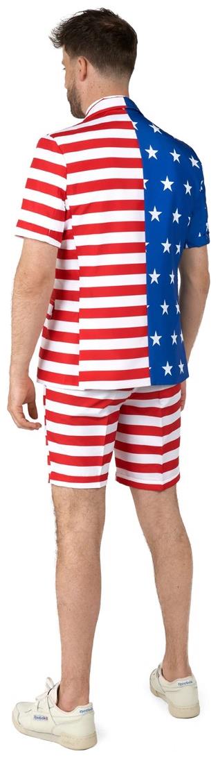 Suitmeister Men's Summer Suits SUMMER USA Flag