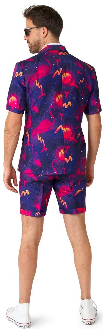 Suitmeister Men's Summer Suits SUMMER Retro Neon Navy