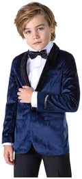 OppoSuits Deluxe Boys' Blazers BOYS Dinner Jacket - Deep Navy