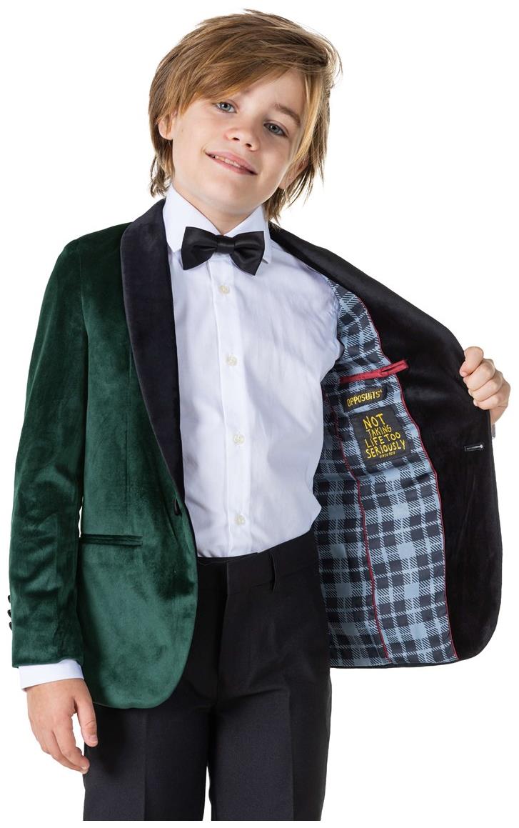 OppoSuits Deluxe Boys' Blazers BOYS Dinner Jacket - Rich Green