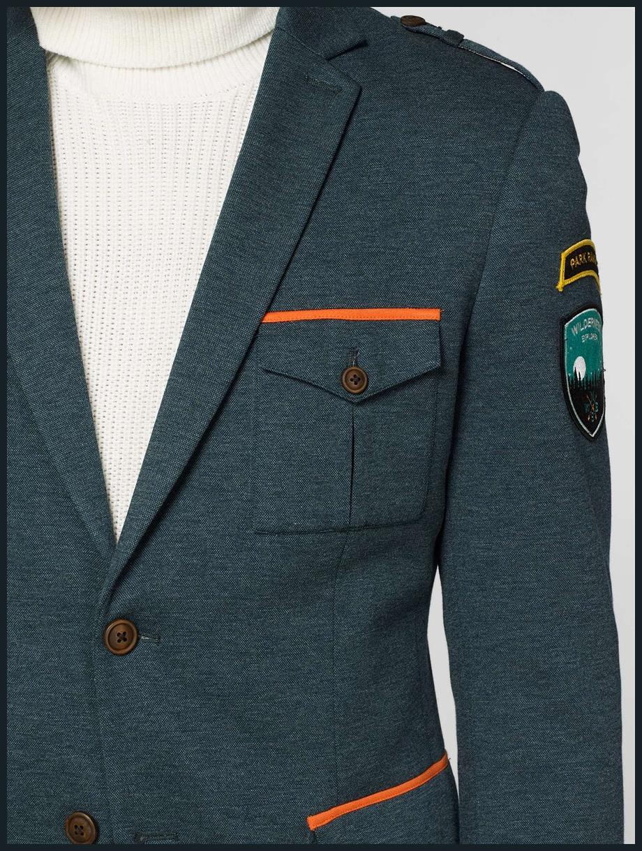 OppoSuits Deluxe Men's Blazers Uniform - Park Ranger - Forest Green