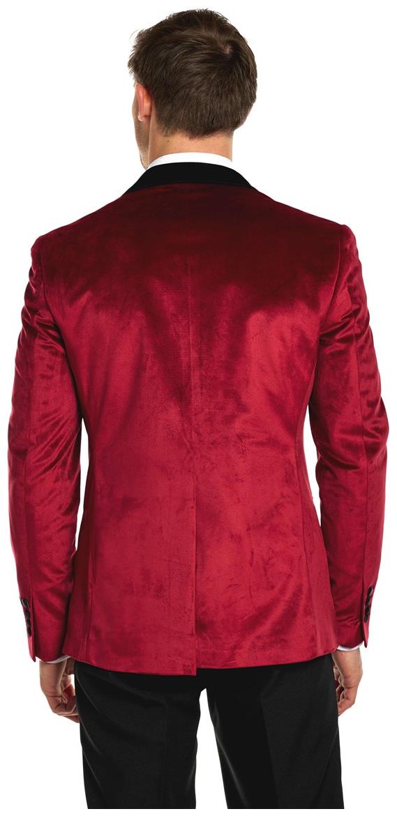 OppoSuits Deluxe Men's Blazers Dinner Jacket - Burgundy