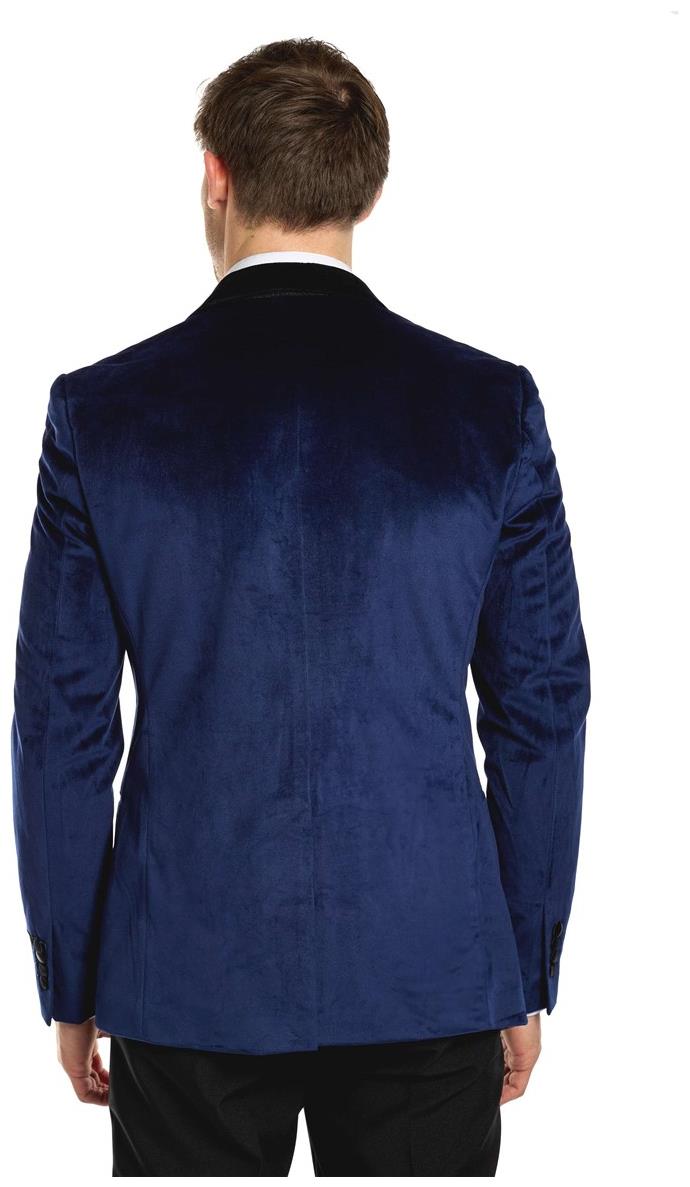 OppoSuits Deluxe Men's Blazers Dinner Jacket - Deep Blue