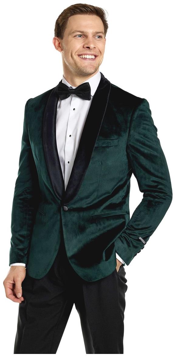 OppoSuits Deluxe Men's Blazers Dinner Jacket - Rich Green