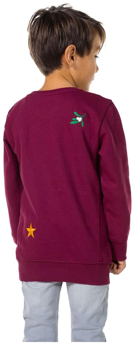 OppoSuits Deluxe Boys' Sweaters BOYS X-Mas Icons - Burgundy