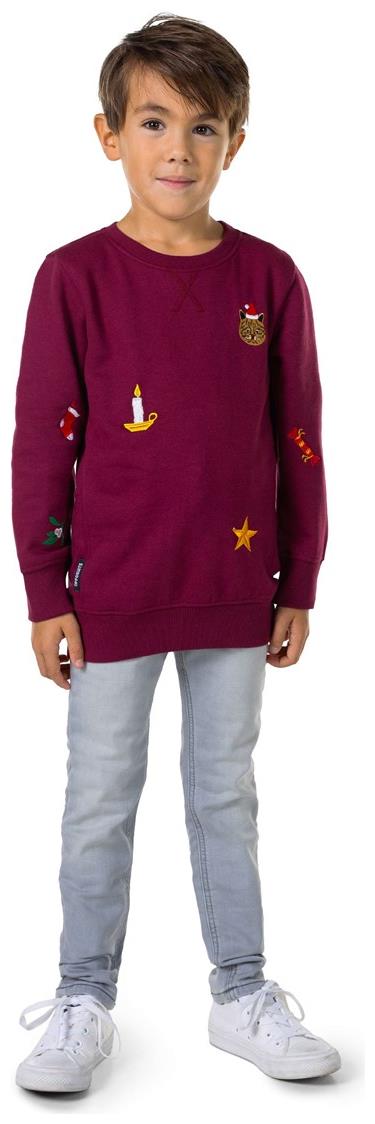 OppoSuits Deluxe Boys' Sweaters BOYS X-Mas Icons - Burgundy