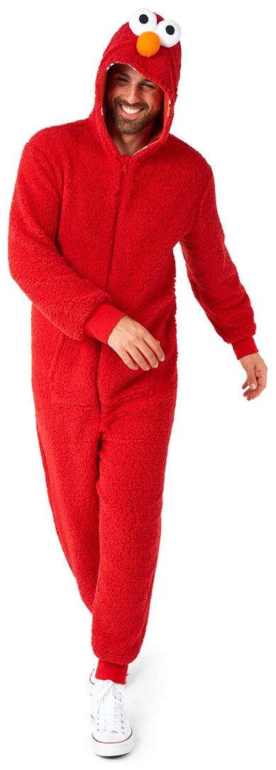 OppoSuits Adults' Onesies Elmo Onesie