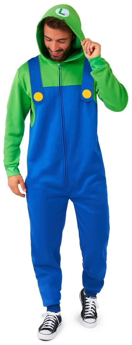 OppoSuits Adults' Onesies Luigi Onesie