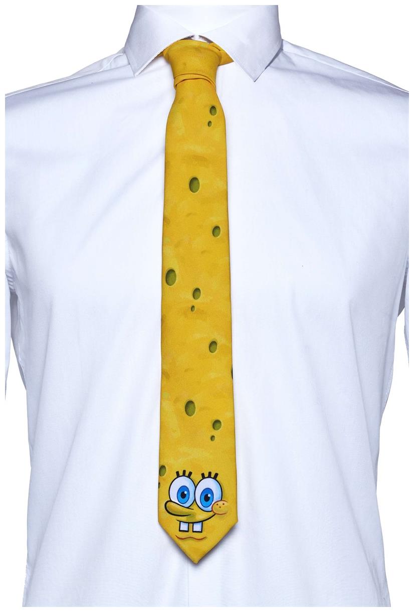OppoSuits Men's Ties SpongebobT Tie - Sponge