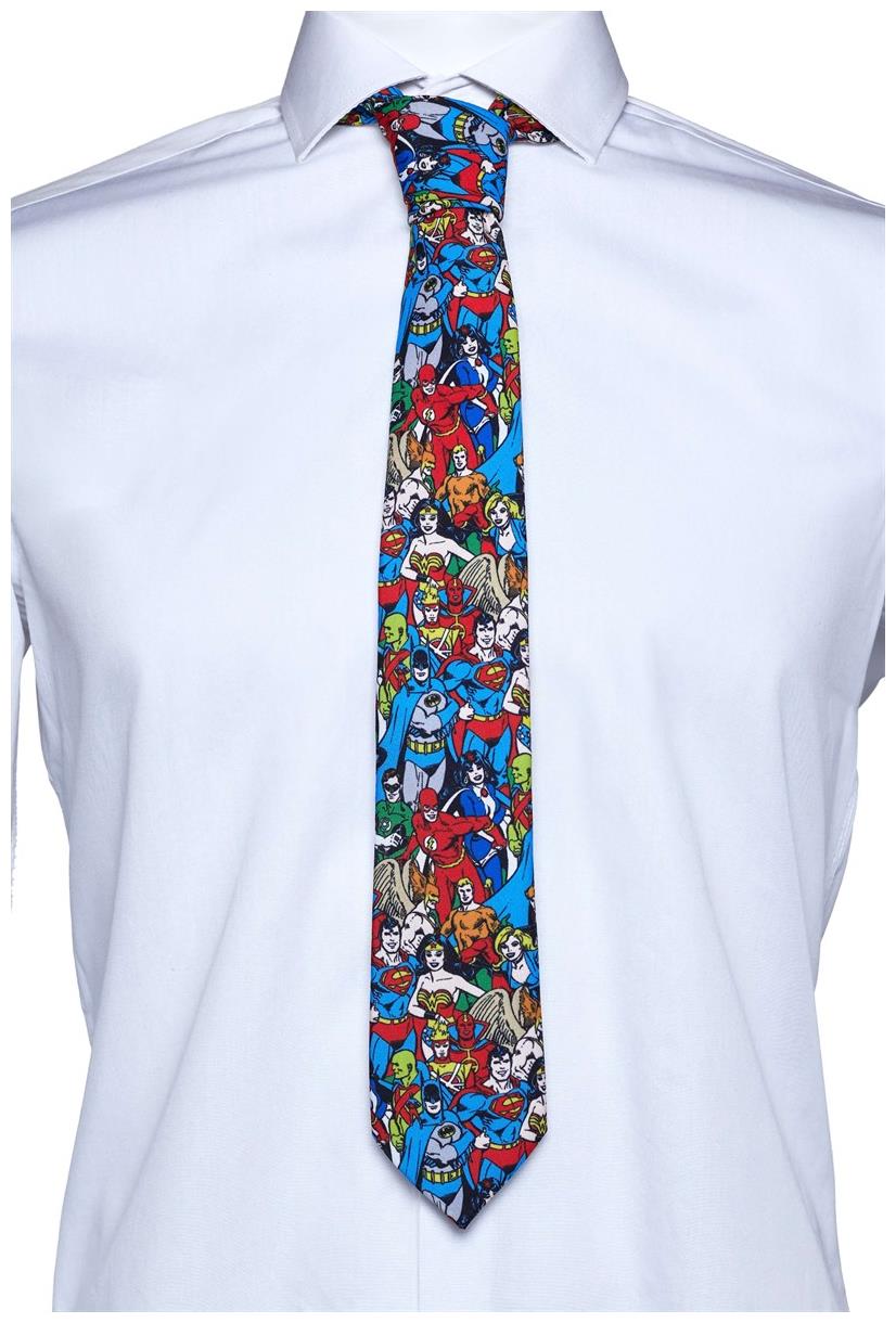OppoSuits Men's Ties DC ComicsT Tie - Justice League