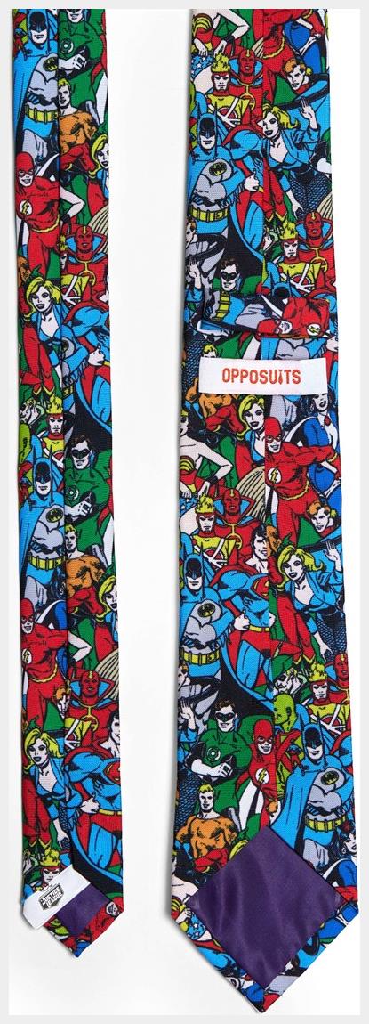 OppoSuits Men's Ties DC ComicsT Tie - Justice League