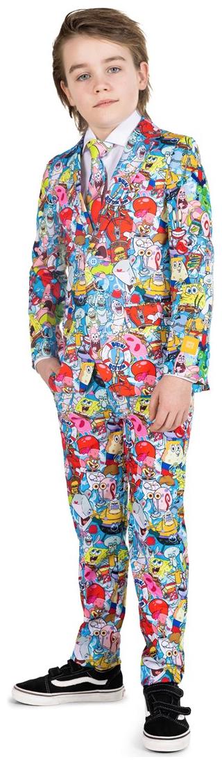 OppoSuits Boys' Suits BOYS SpongeBobT Frenzy