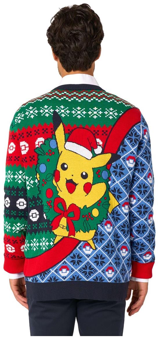 OppoSuits Adults' Knitted Sweaters Pokemon Holiday Sweater