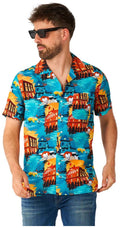 OppoSuits Men's Hawaiian Shirts SHIRT Short Sleeve IT