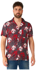 OppoSuits Men's Hawaiian Shirts SHIRT Short Sleeve Friday the 13th