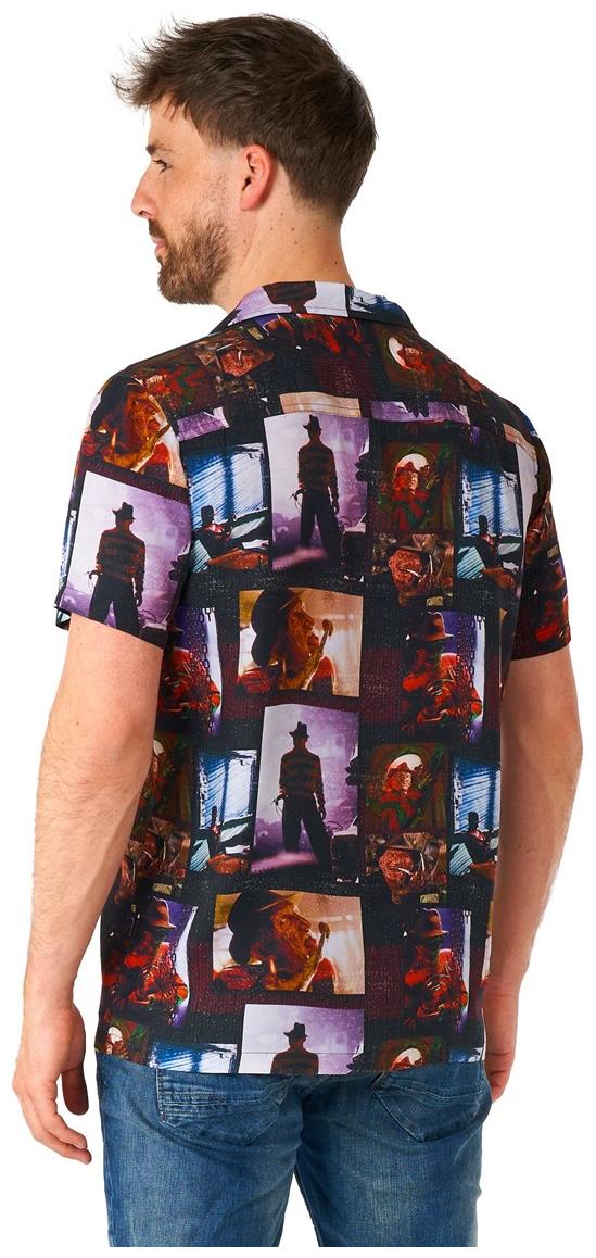OppoSuits Men's Hawaiian Shirts SHIRT Short Sleeve A Nightmare On Elmstreet