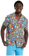 OppoSuits Men's Hawaiian Shirts Sonic Retro Rings
