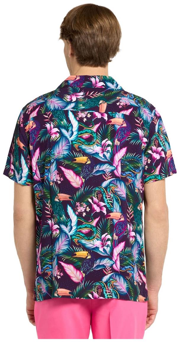 OppoSuits Men's Hawaiian Shirts Night Jungle