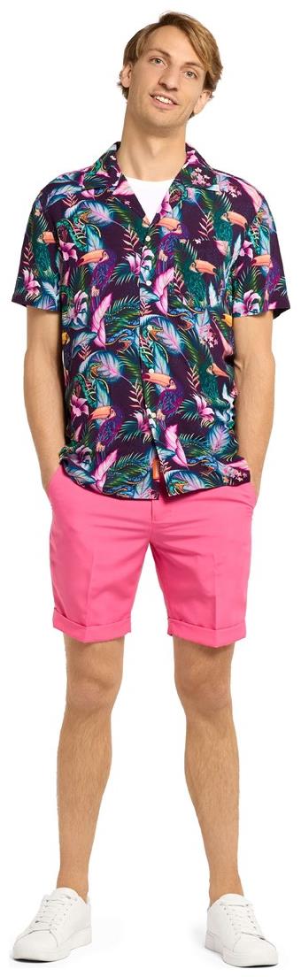 OppoSuits Men's Hawaiian Shirts Night Jungle