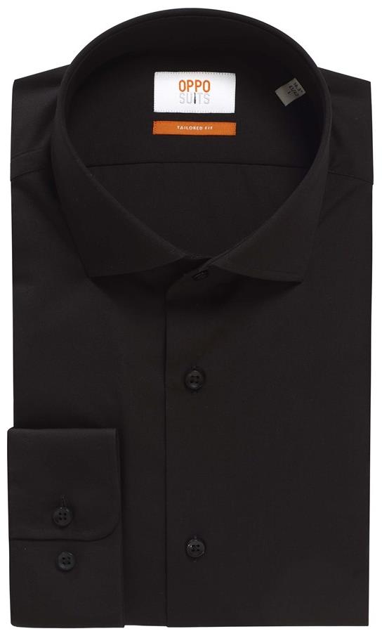 OppoSuits Men's Shirts SHIRT LS Black Knight